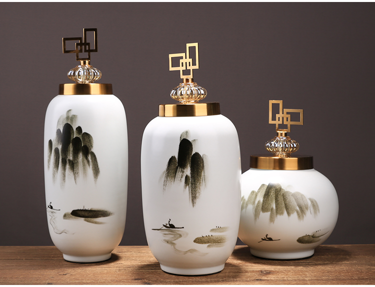 精美現代山水風儲物罐用什么膠水？聚力牌無氣味AB膠水為產品如虎添翼